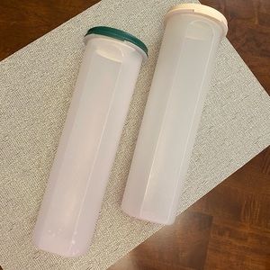 Bundle: 2 Tupperware Pasta Containers